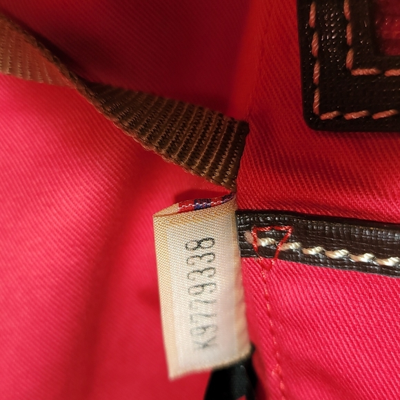 DOONEY & BOURKE Sydney Logo Leather Dome Satchel - Picture 9 of 12